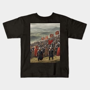 Inspiring And Exciting Medieval Times In Scandinavia. Kids T-Shirt